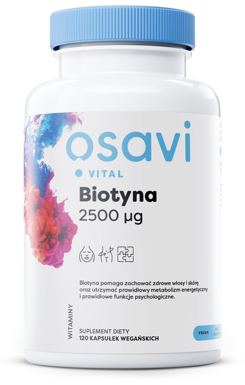 Osavi Biotinas 2500 mcg 120 kapsulių