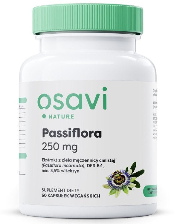 Osavi Pasiflora - ekstraktas 250 mg 60 kapsulių