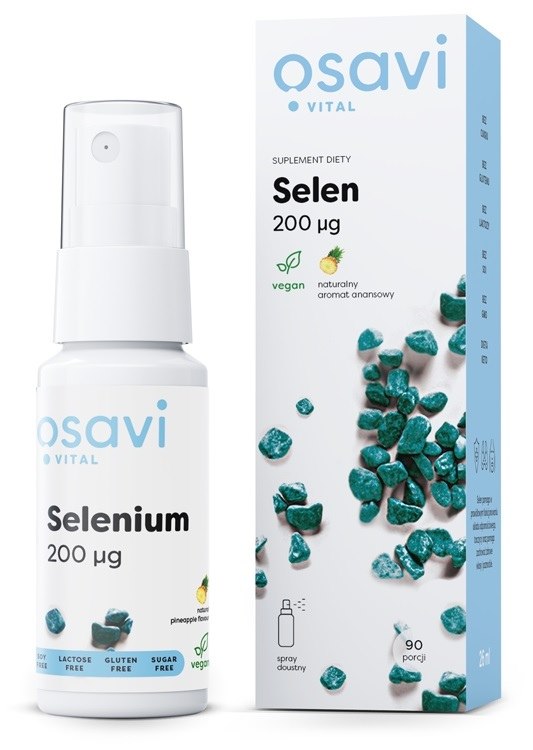 Osavi Selenium 100 mcg - ananasų skonio 26 ml