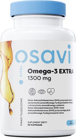 Osavi Omega-3 Extra, 650 mg - citrinų skonio 60 kapsulių