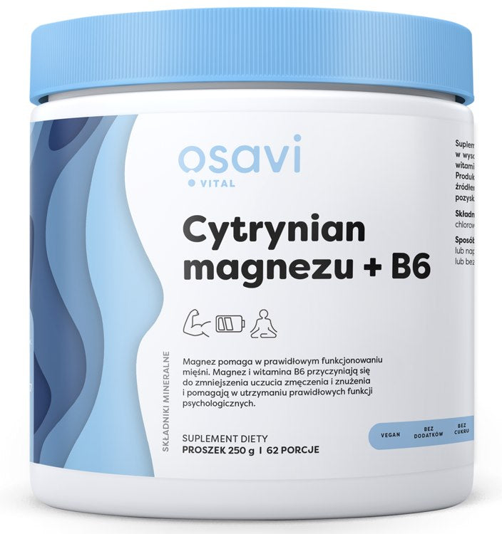 Osavi magnio citratas + B6 250 g