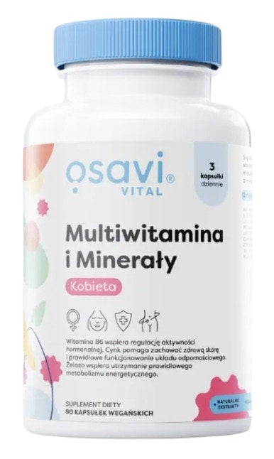 Osavi multivitaminai ir mineralai moterims 90 kapsulių