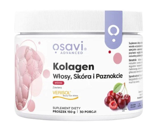 Osavi Kolagenas plaukams, odai ir nagams, vyšnių skonio 150 g