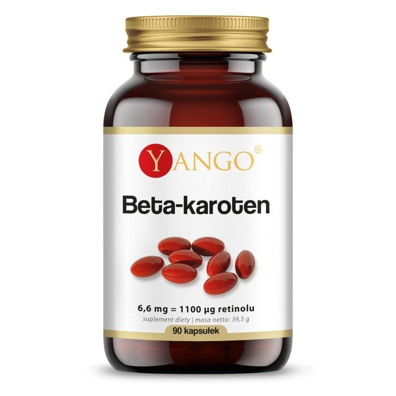 Yango Beta karotinas provitaminas A 90 kapsulių