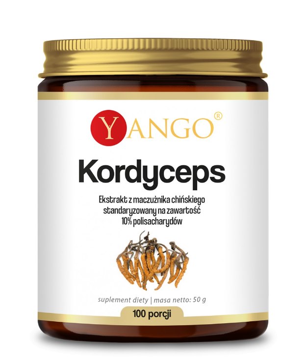 Yango kordicepsas - 10 % polisacharidų ekstraktas 50 g