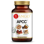 Yango APCC - reiši grybai, kordicepsas, šitake grybai, čaga 100 kapsulių
