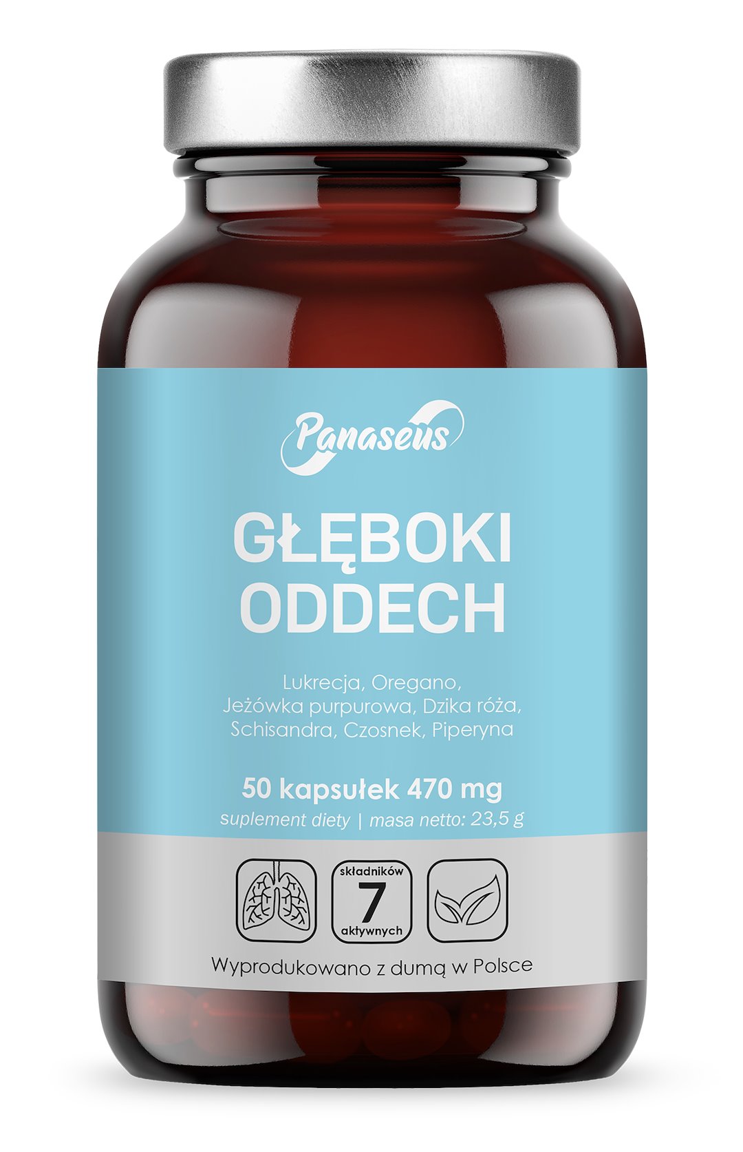 PANASEUS gilus kvėpavimas 50 kaps.