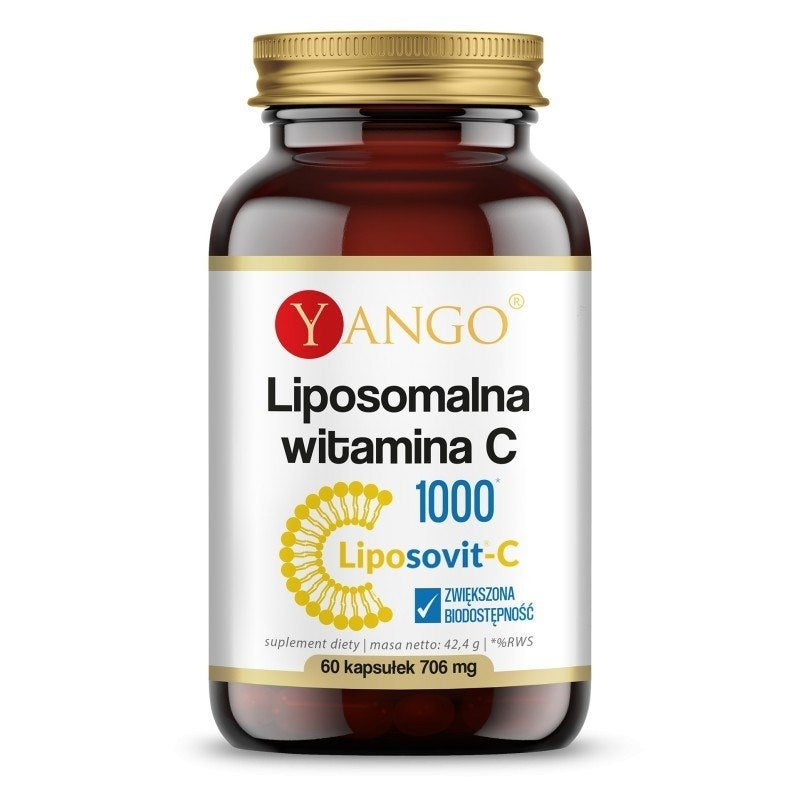 Yango liposominis vitaminas C Liposovit-C 60 kapsulių
