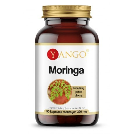 Yango Moringos lapų milteliai 90 kapsulių