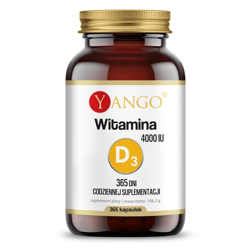 Yango Vitaminas D3 4000 TV 365 dienoms 365 kapsulės