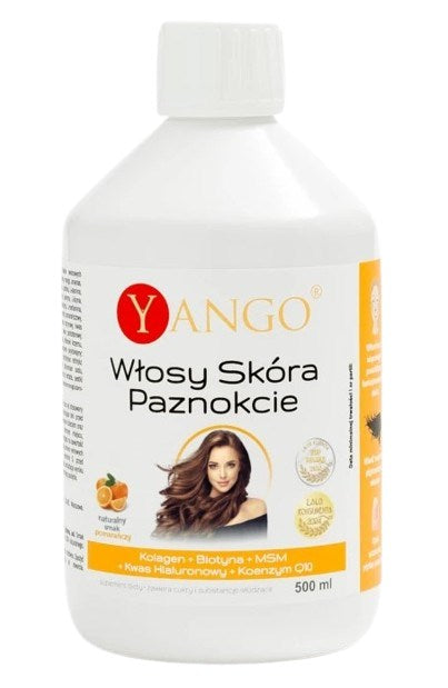 Yango plaukų, odos ir nagų multivitaminai 500 ml