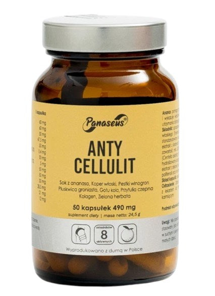PANASEUS Anti Cellulit 50 kapsulių