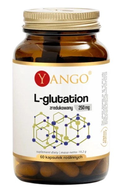 Yango L-glutationo kiekis sumažintas 60 kapsulių