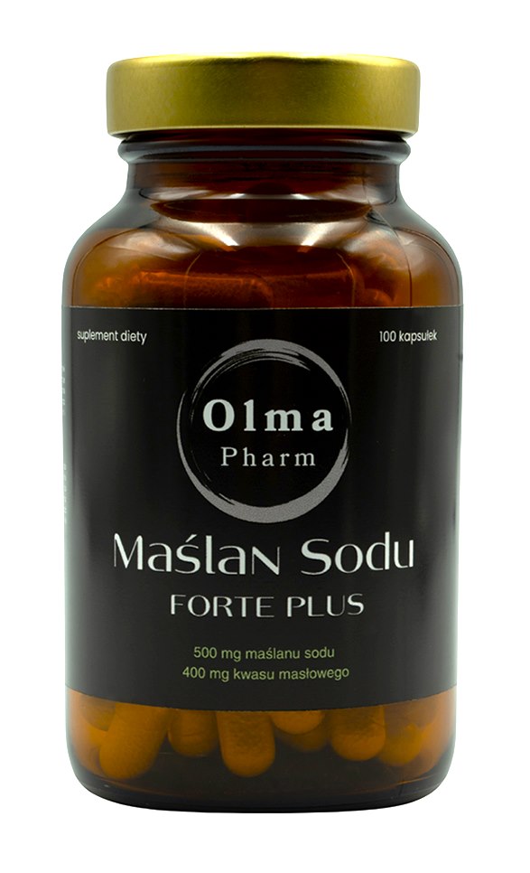 OLMA PHARM natrio butiratas Forte 100 kapsulių