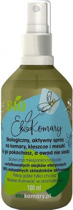 LOV ORGANIC EkoKomary - Aktyvus kvapų purškiklis nuo uodų, erkių ir mašalų 100 ml