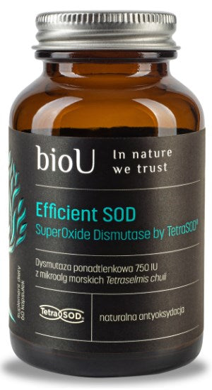 BIOU efektyvi SOD superoksido dismutazė iš TetraSOD 750 TV 60 kapsulių
