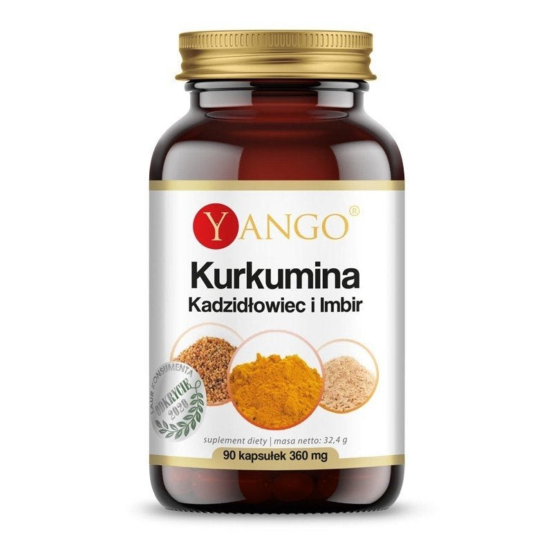Yango Kurkuminas, bosvelijos ir imbieras 90 kapsulių