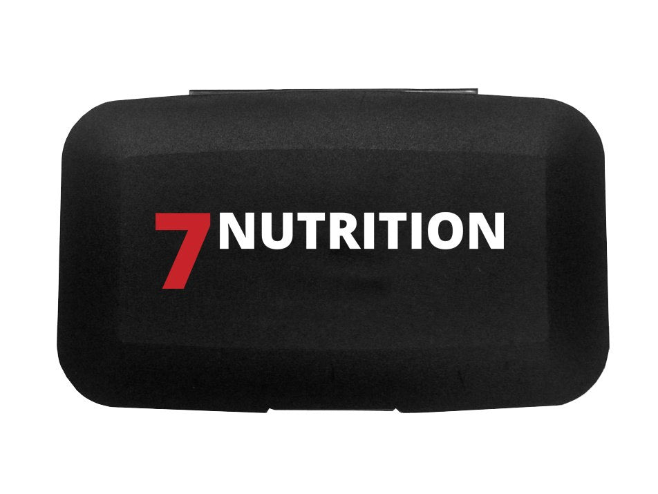 7Nutrition vaistų dėžutė – vaistų organizatorius juodas