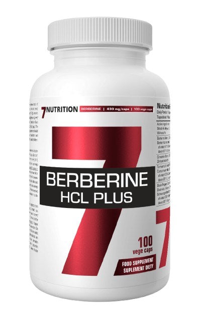 7Nutrition Berberino HCL Plus - Berberino HCL Plus 100 kapsulių