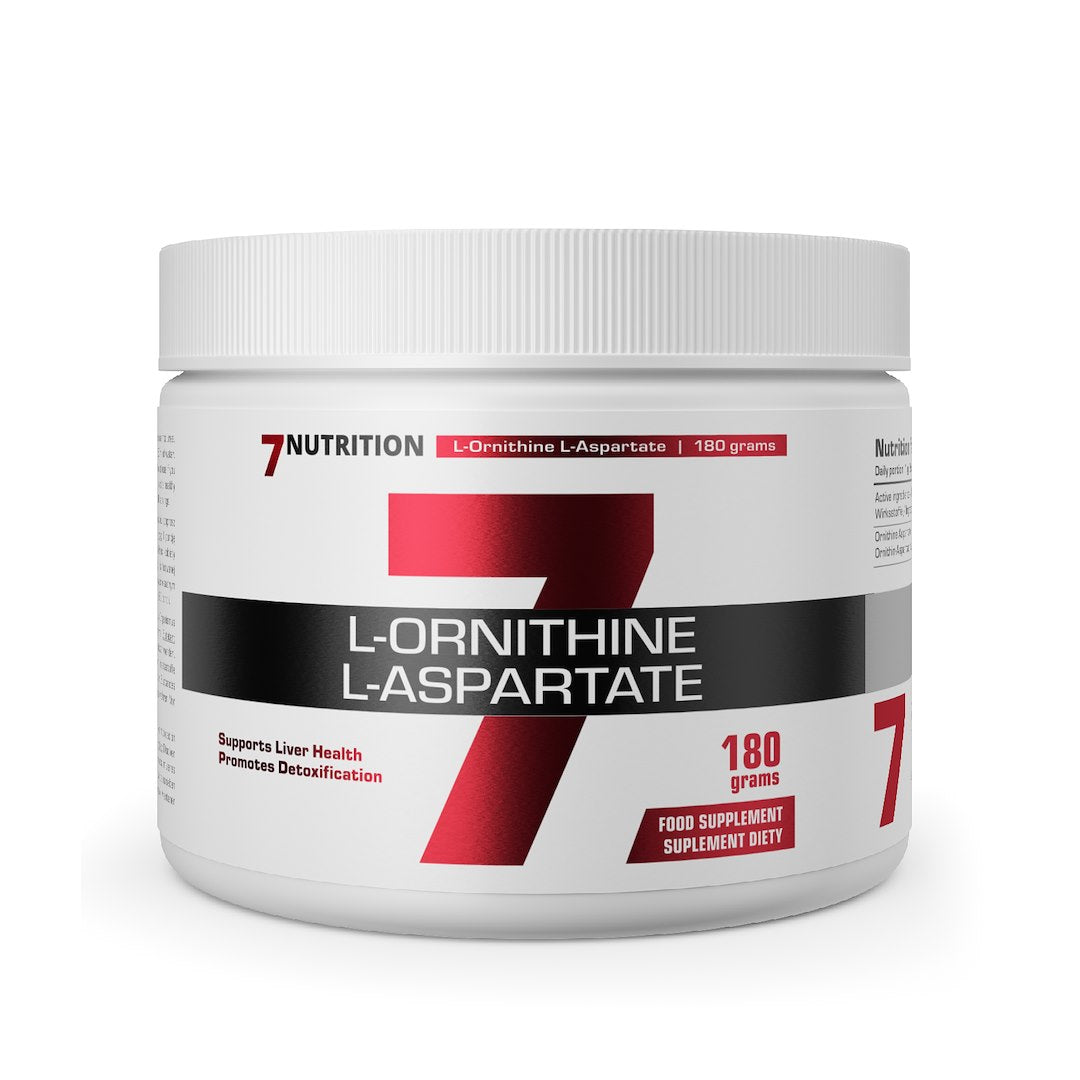 7Nutrition L-ornitino L-aspartatas - L-ornitino L-aspartatas 180 g