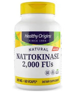 Healthy Origins natūrali nattokinazė 2000FU - nattokinazė 100 mg 60 kapsulių