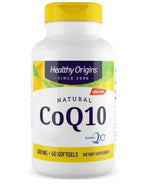 HEALTHY ORIGINS natūralus kofermentas Q10 – kofermentas Q10 100 mg 60 kapsulių