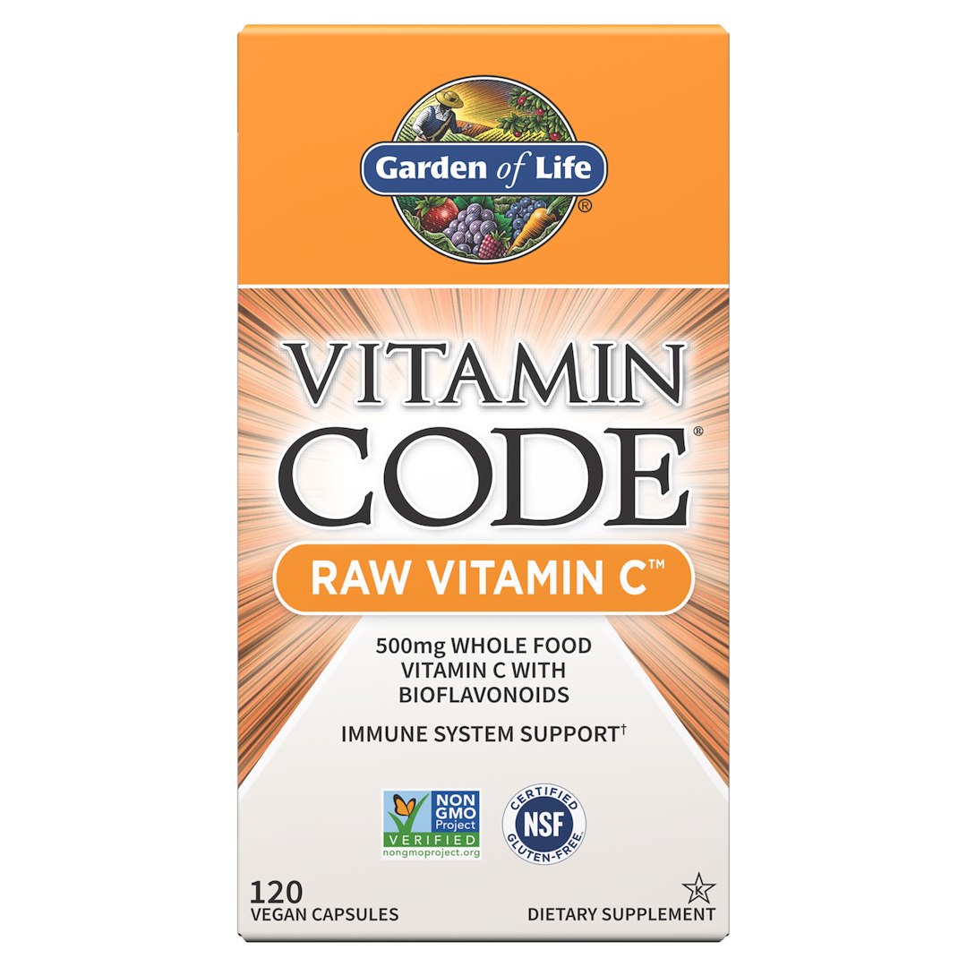 Garden of Life vitamino kodas RAW vitaminas C - vitaminas C 120 kapsulių
