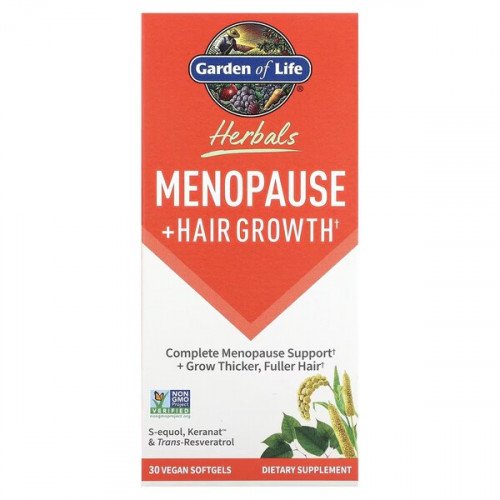 Garden of Life Menopauzė + Plaukų augimas 30 kapsulių