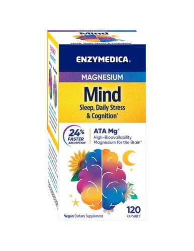 ENZYMEDICA Magnis Protui Miegas, Dieninis Stresas ir Kognicija 120 kapsulių