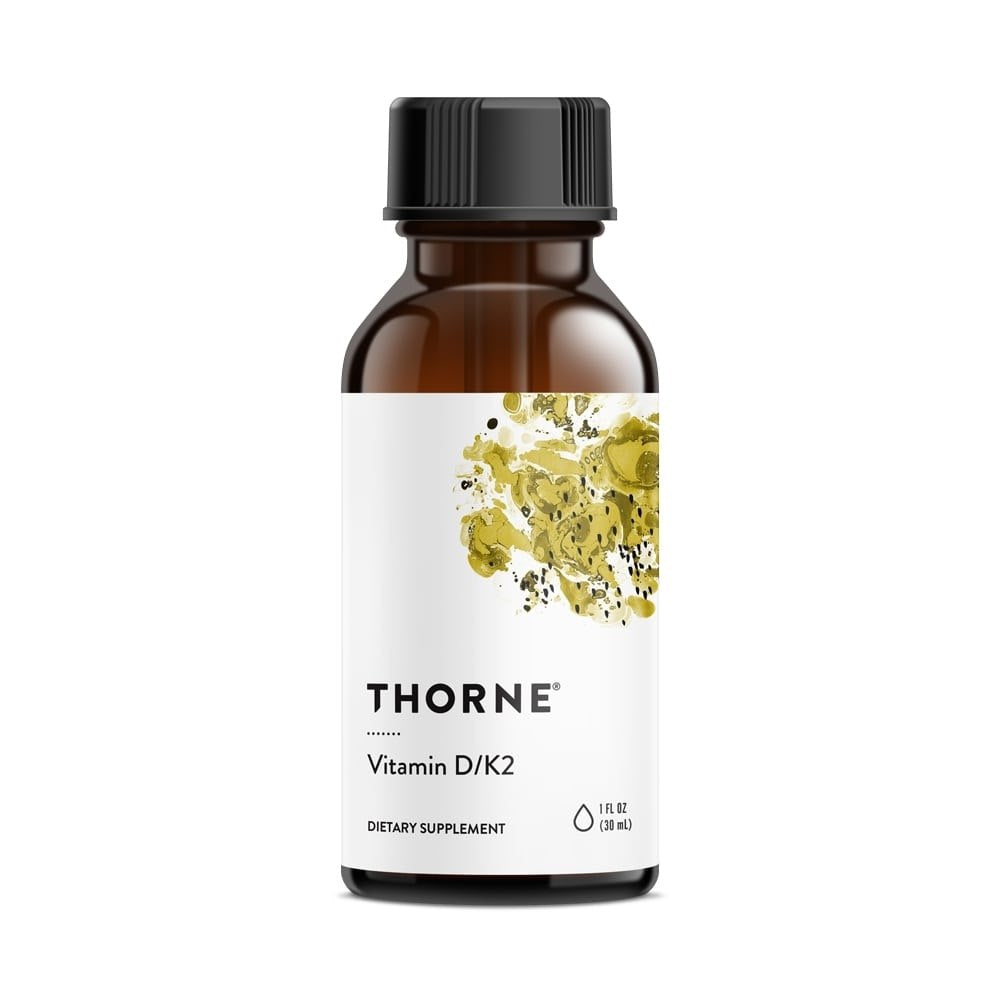 THORNE RESEARCH vitamino D3+K2 skystis 30 ml