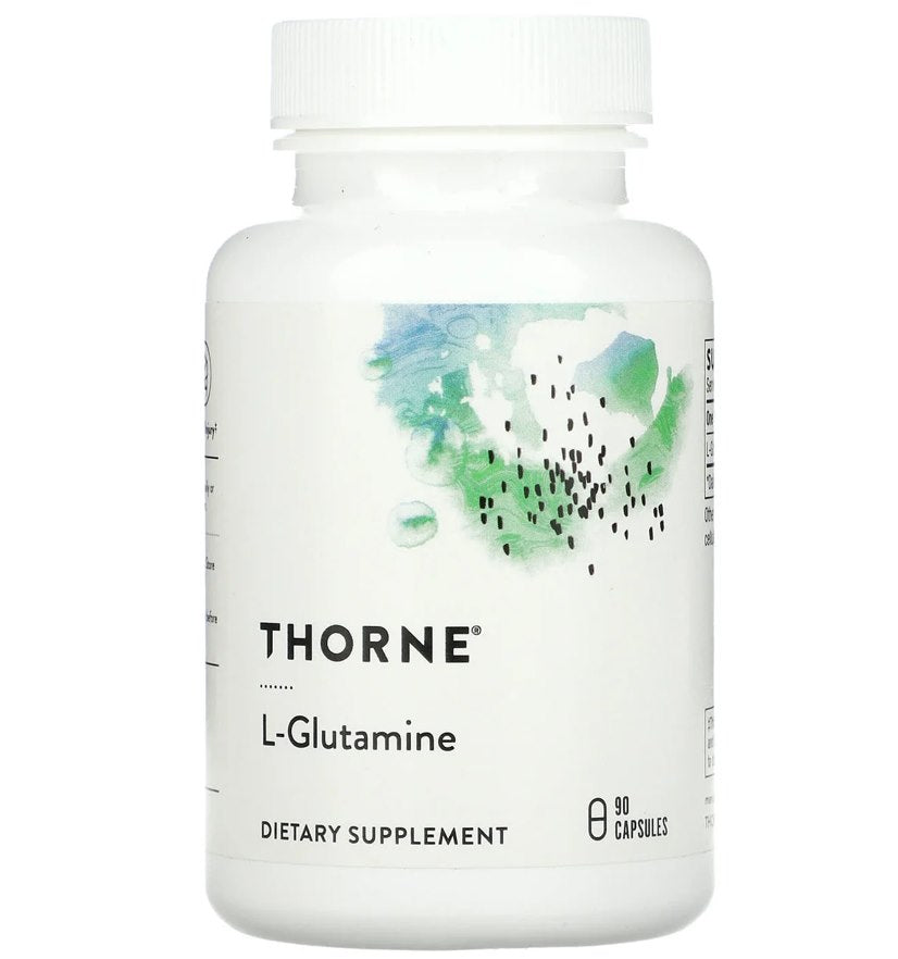 THORNE RESEARCH L-glutaminas - L-glutaminas 90 kapsulių