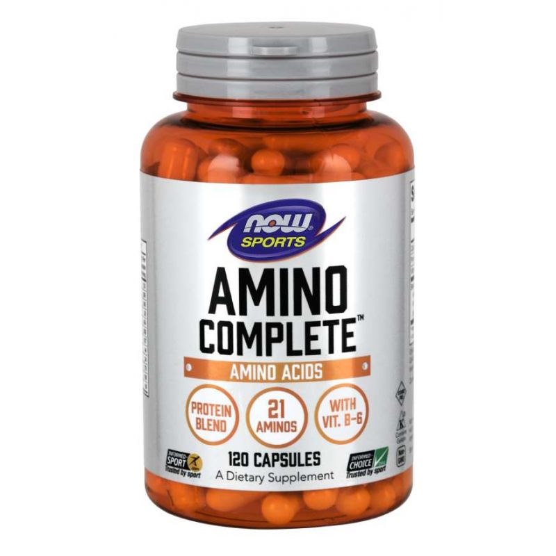 NOW FOODS Amino Complete - aminorūgščių kompleksas 120 kapsulių