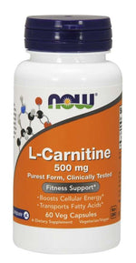 NOW FOODS L-karnitinas Carnipure 60 kapsulių
