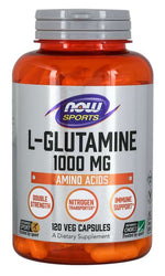 NOW FOODS L-glutaminas 120 kapsulių