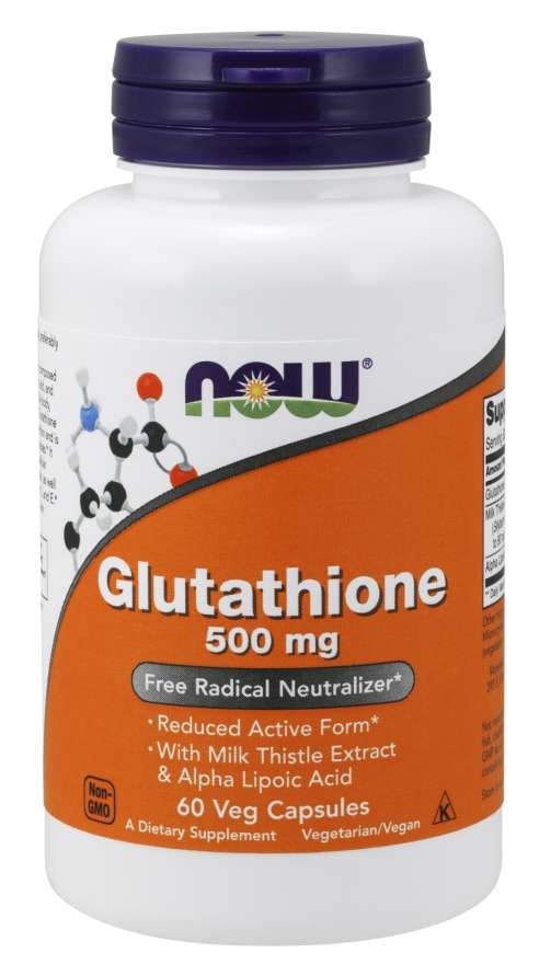 NOW FOODS Glutationas 500 mg 60 kapsulių