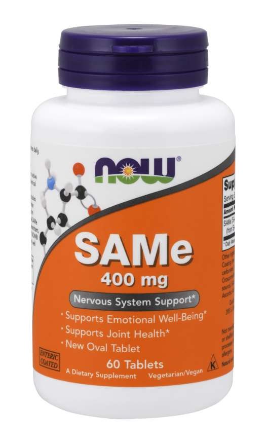 Now Foods SAMe - S-adenozil-L-metioninas 400 mg 60 tablečių