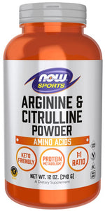 Now Foods L-argininas ir L-citrulinas 340 g