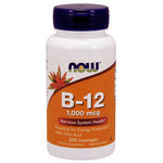 Now Foods“ vitamino B12 1000 mcg ir folio rūgšties 100 mcg pastilės 250 tablečių