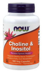 NOW FOODS Cholinas ir inozitolis 100 kapsulių - Magnis.lt
