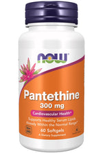 Now Foods Pantethine 300 mg 60 kapsulių