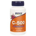 Now Foods vitaminas C su erškėtuogėmis 500 mg C-500 100 tablečių