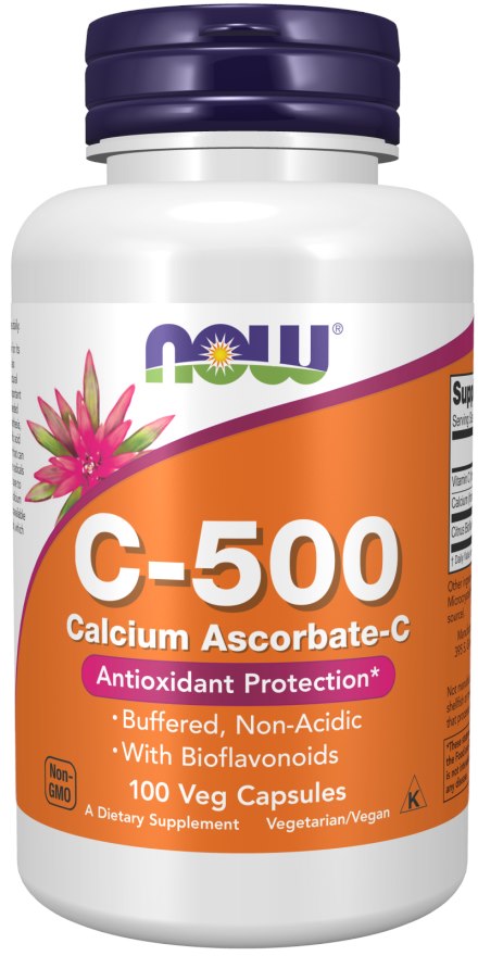 Now Foods vitaminas C 500 mg buferinis 250 kapsulių