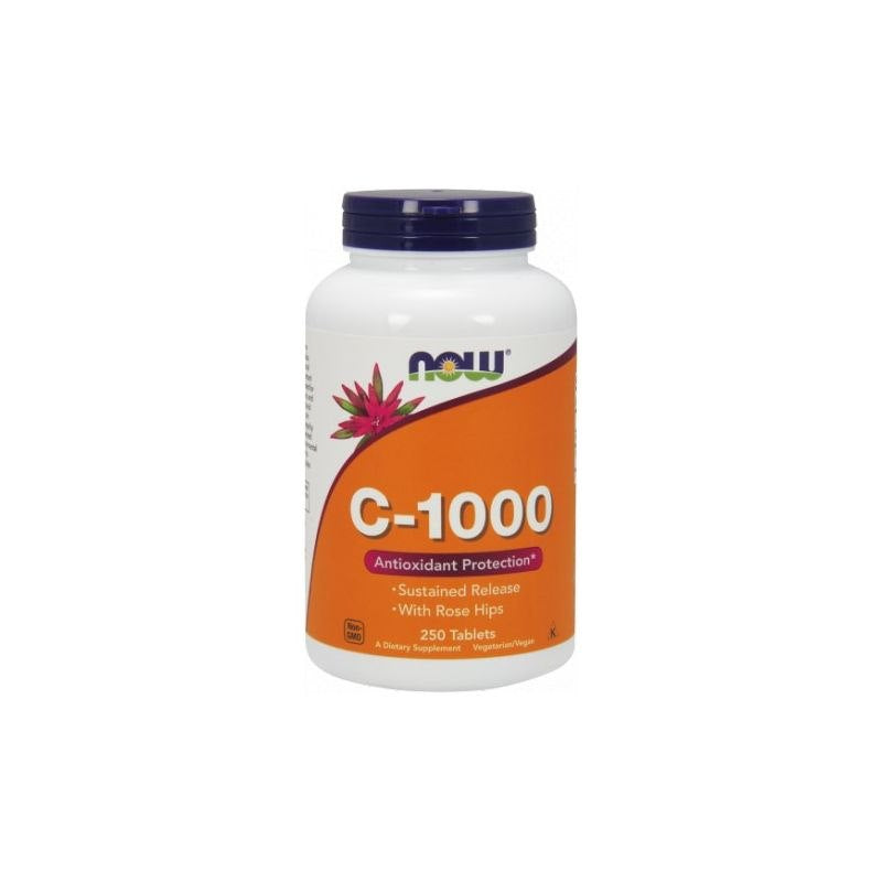 Now Foods vitaminas C 1000 mg pailginto atpalaidavimo 250 tablečių
