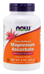 NOW FOODS buferinis magnio askorbatas - magnis + vitaminas C 227 g