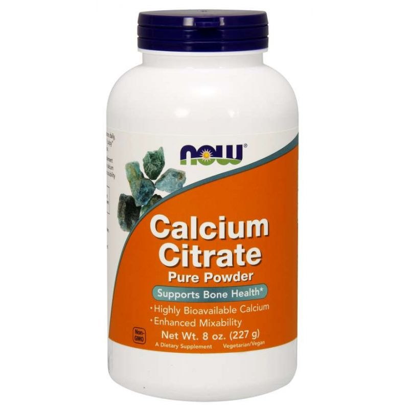 NOW FOODS kalcio citratas 227 g
