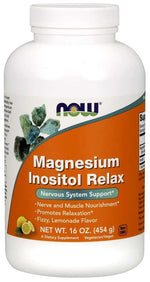 NOW FOODS Magnio inozitolio Relax – magnis + inozitolis 454 g