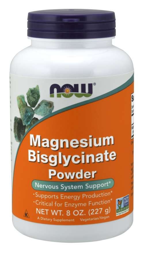 NOW FOODS Magnio bisglicinatas - magnis 227 g