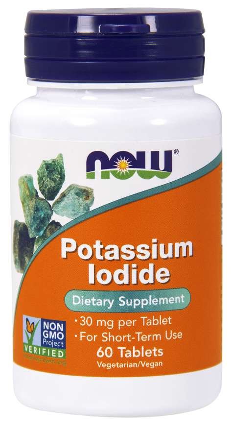 Now Foods kalio jodidas 30 mg 60 tablečių