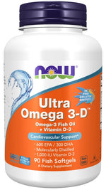 Now Foods Ultra Omega 3-D 90 kapsulių