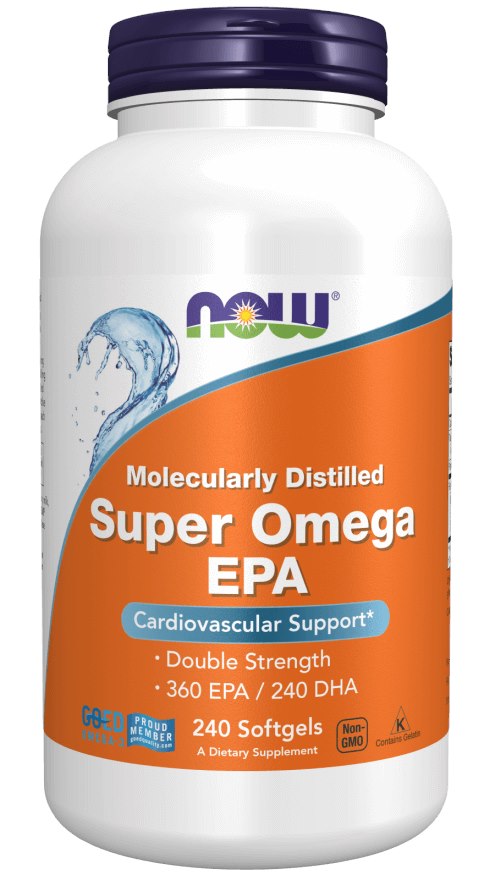 Now Foods Super Omega“ EPA 360 mg, DHA 240 mg 240 kapsulių